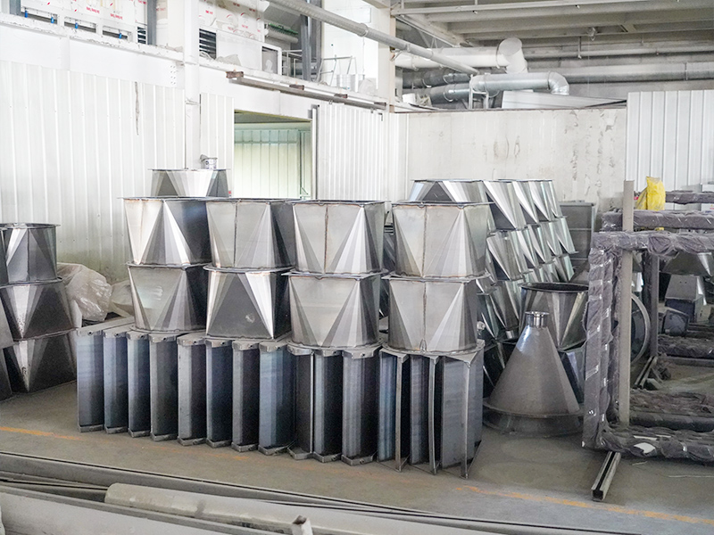 Sitio de instalación y ajuste del robot de pulverización.