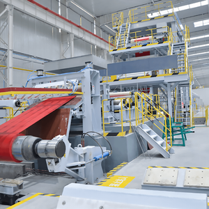 Línea de recubrimiento en polvo para bobinas y láminas de metal