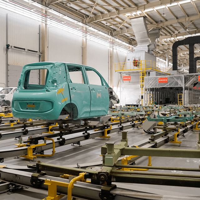 Línea de pintura automotriz