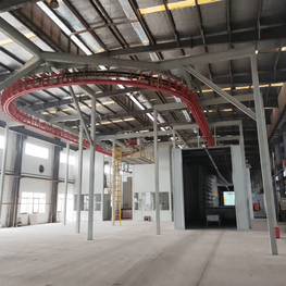 Línea aérea de recubrimiento de servicio pesado