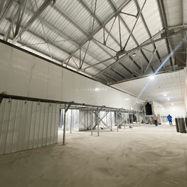 Línea de pintura aérea