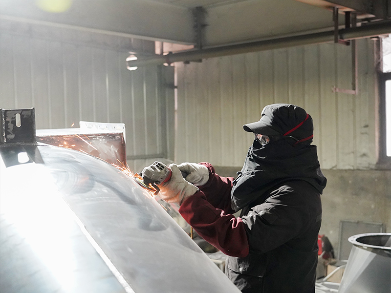 Sección de producción de maquinaria de línea de recubrimiento.