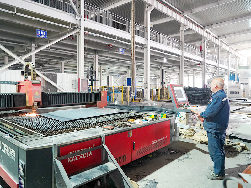 Área de montaje y prueba de líneas de recubrimiento.