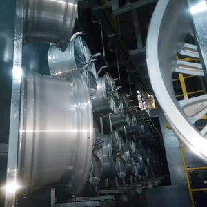 Línea de recubrimiento de ruedas