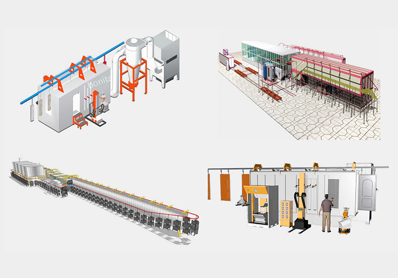 Equipo de recubrimiento en polvo